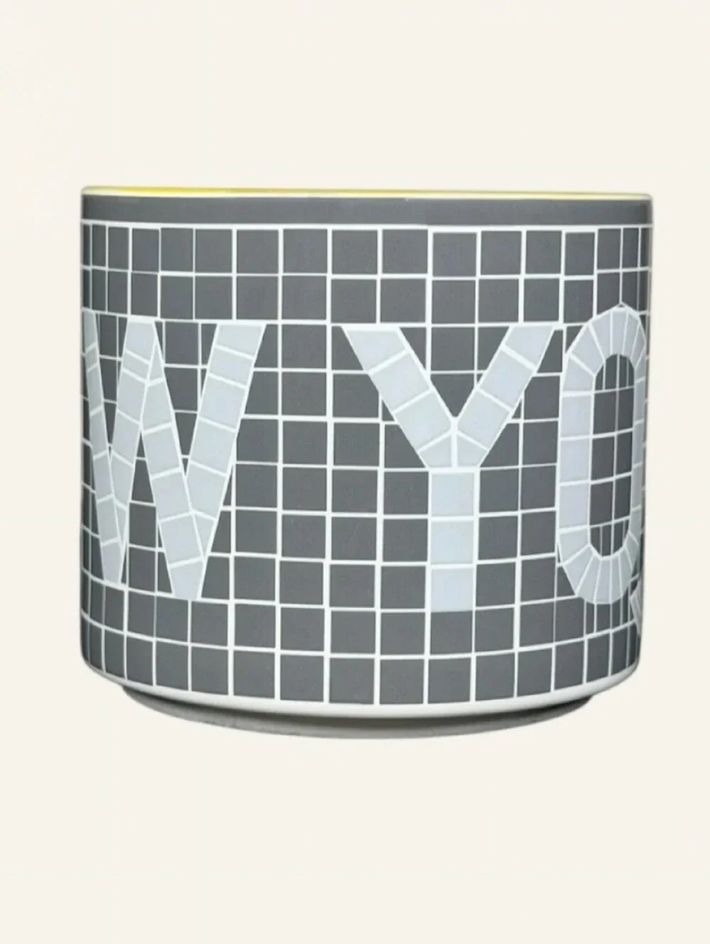 2019 STARBUCKS NYC NEW YORK CITY SUBWAY TILE CERAMIC COLLECTION MUG 12 OZ